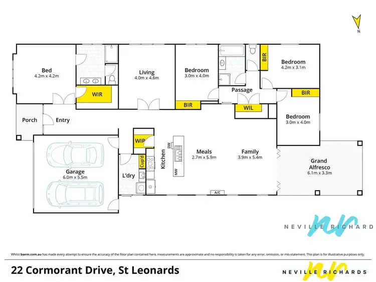 Floorplan of Homely house listing, 22 Cormorant Drive, St Leonards VIC 3223