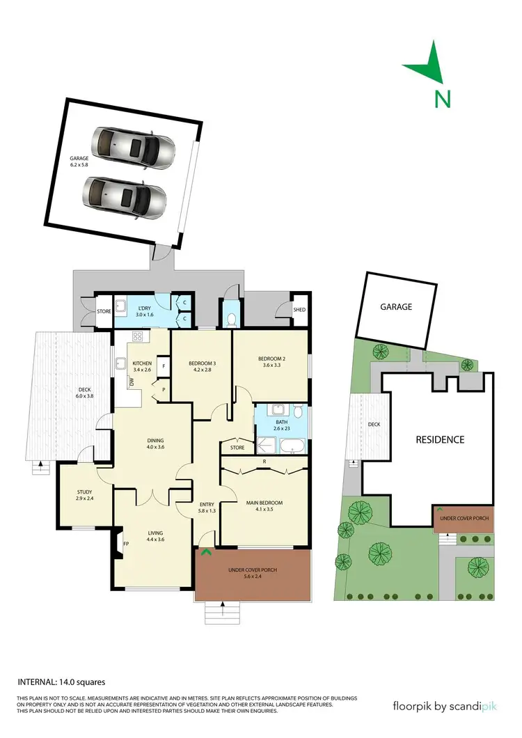 Floorplan of Homely unit listing, 1/8 Park Crescent, Boronia VIC 3155