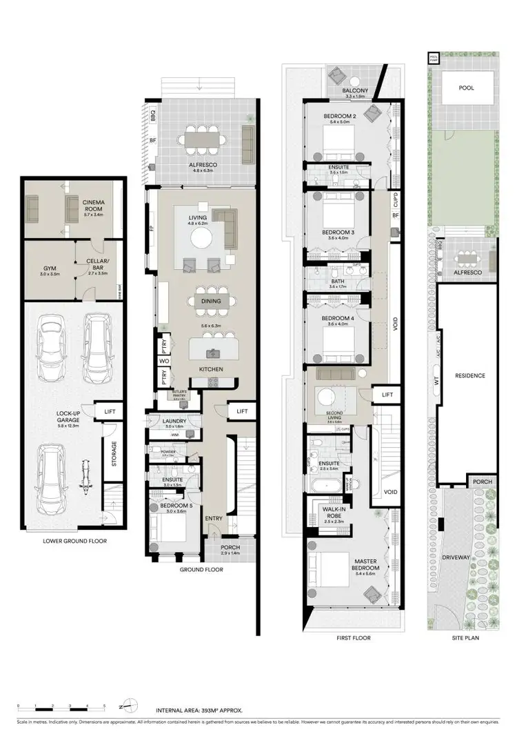 Floorplan of Homely semi-detached listing, 34a Bayview Road, Canada Bay NSW 2046