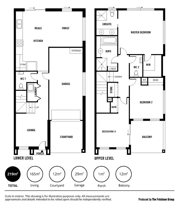 Floorplan of Homely townhouse listing, 1A Barker Road, Prospect SA 5082