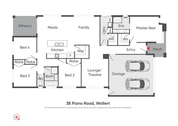 Floorplan of Homely house listing, 38 Piano Road, Wollert VIC 3750