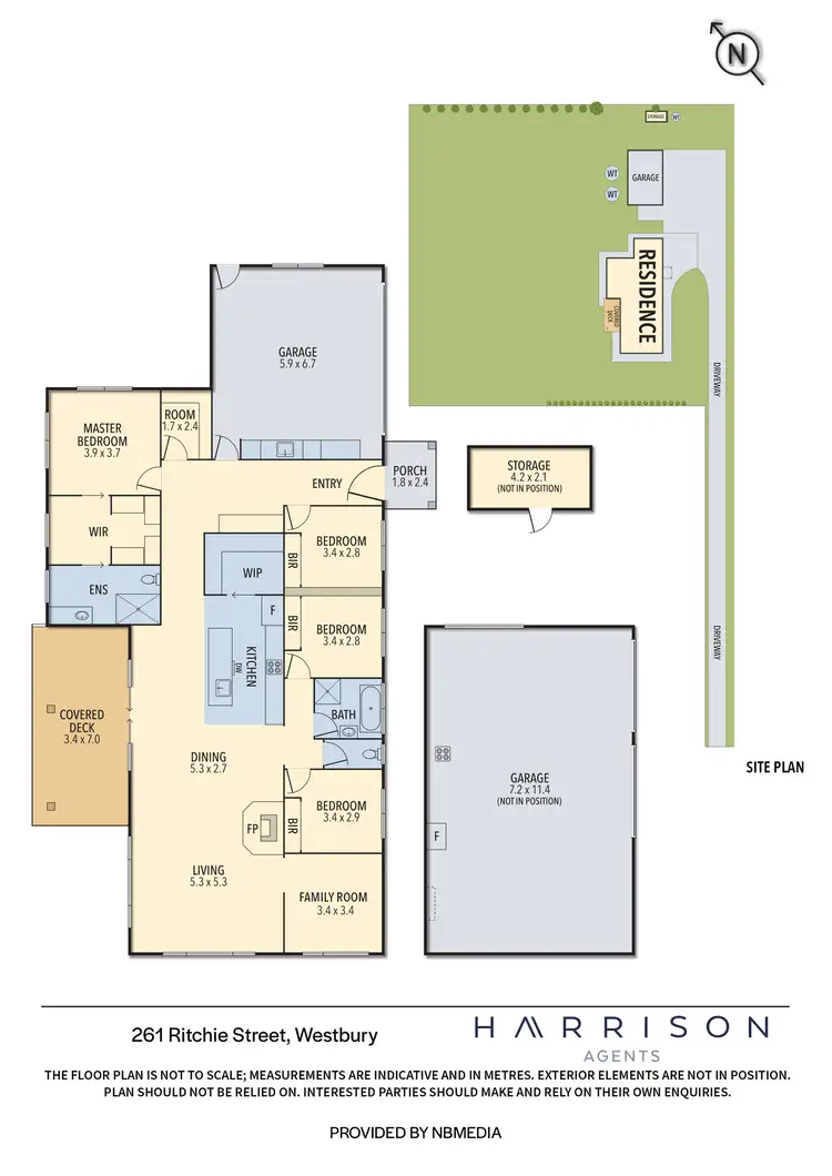Floorplan of Homely house listing, 261 Ritchie Street, Westbury TAS 7303