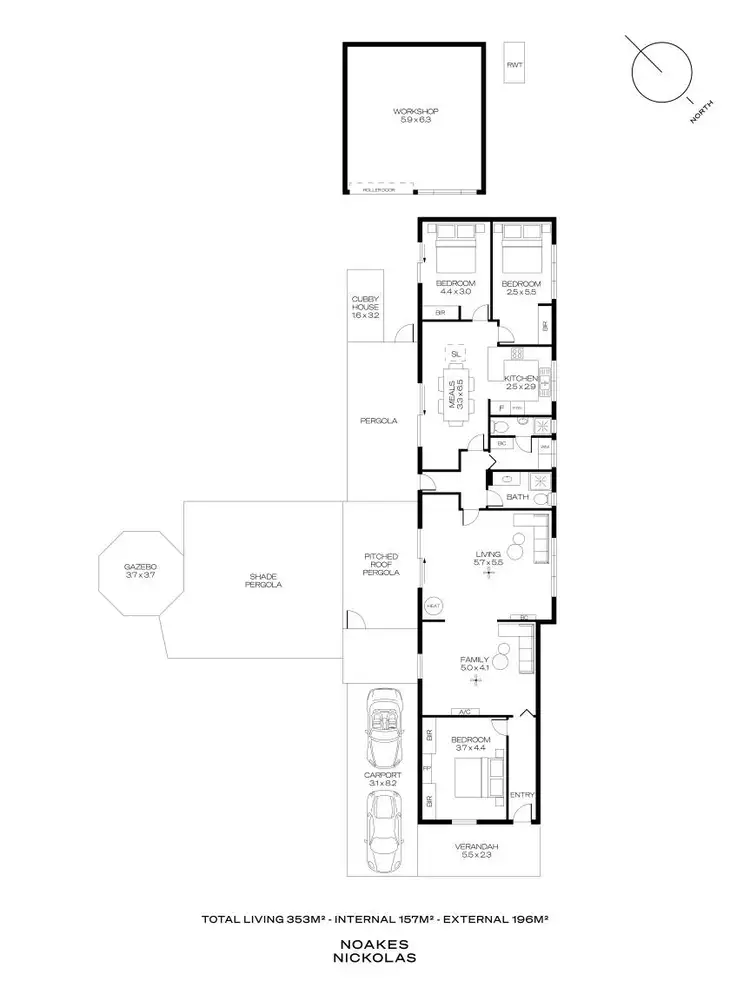 Floorplan of Homely house listing, 47 Woolnough Road, Semaphore SA 5019
