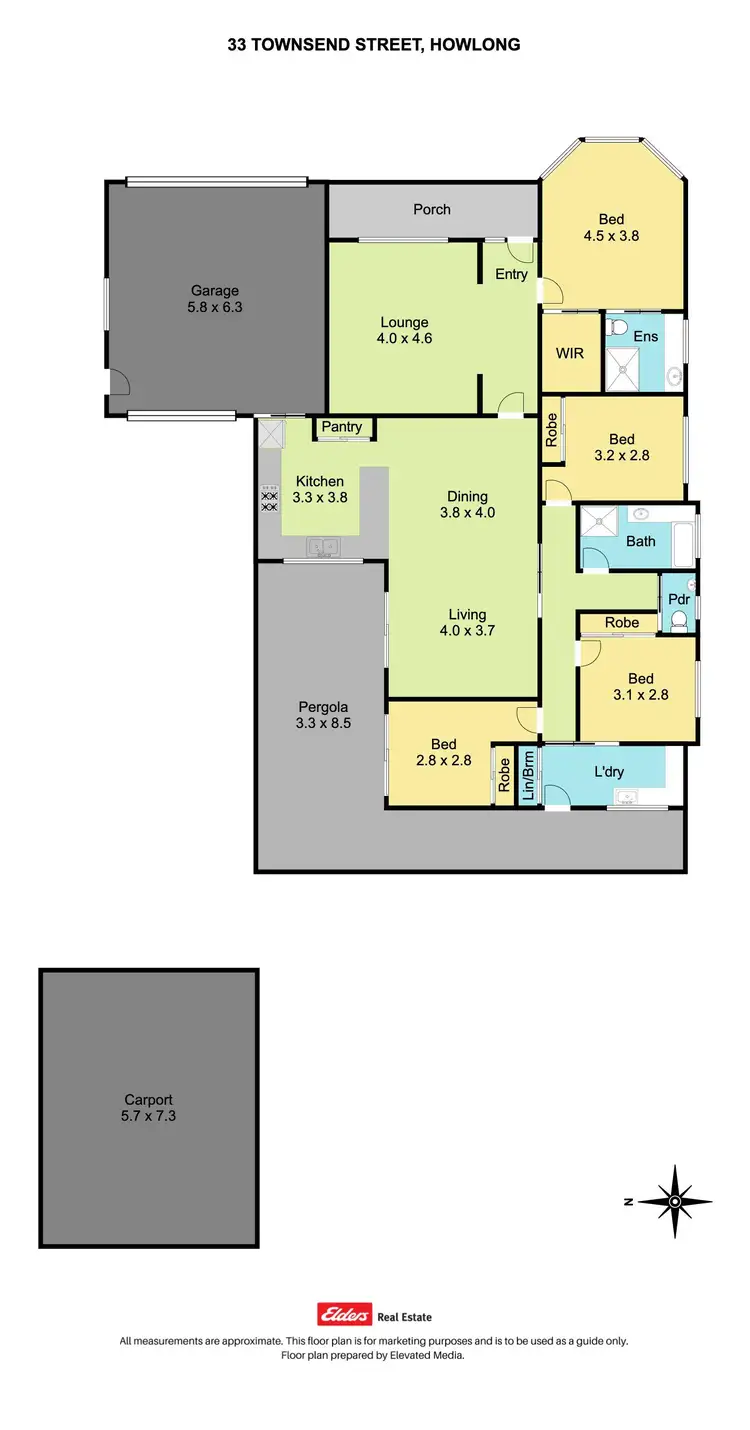 Floorplan of Homely house listing, 33 Townsend Street, Howlong NSW 2643