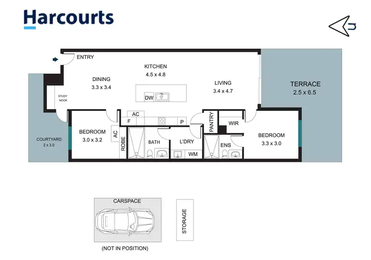 Floorplan of Homely apartment listing, 121/18 Throsby Street, Wickham NSW 2293