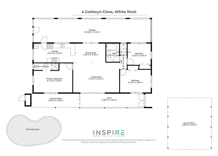 Floorplan of Homely house listing, 4 Goldwyn Close, White Rock QLD 4868