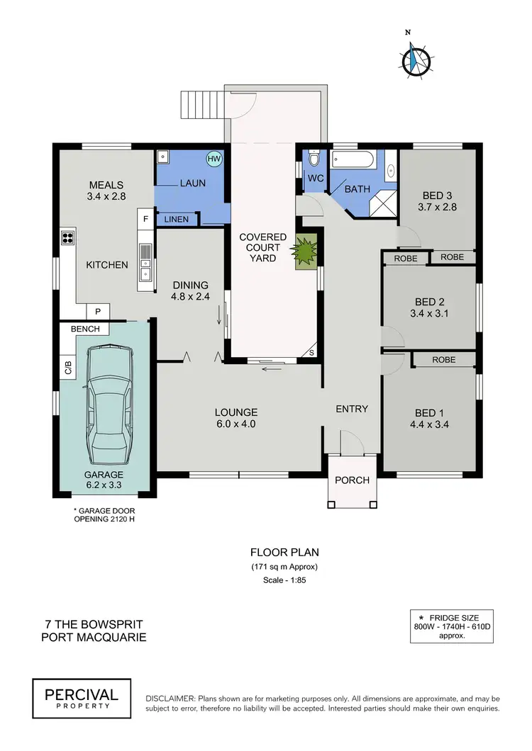 Floorplan of Homely house listing, 7 The Bowsprit, Port Macquarie NSW 2444