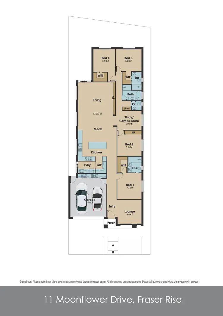 Floorplan of Homely house listing, 11 Moonflower Drive, Fraser Rise VIC 3336