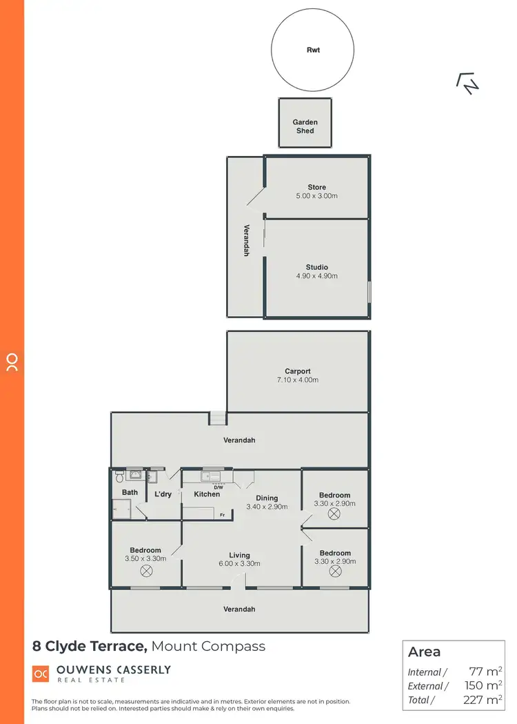 Floorplan of Homely house listing, 8 Clyde Terrace, Mount Compass SA 5210