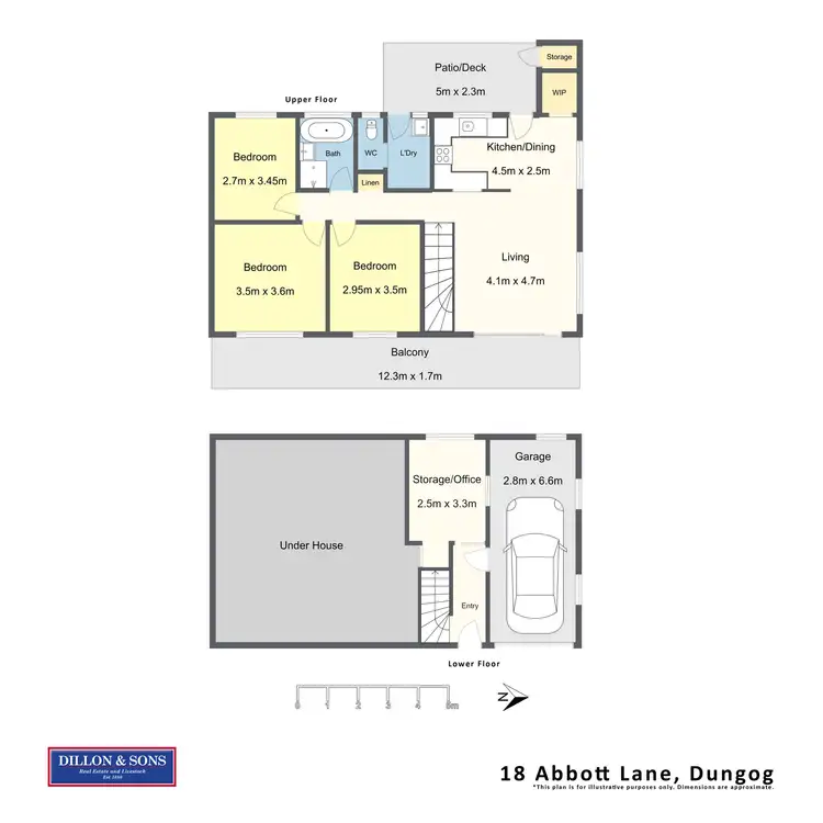 Floorplan of Homely house listing, 18 Abbott Lane, Dungog NSW 2420