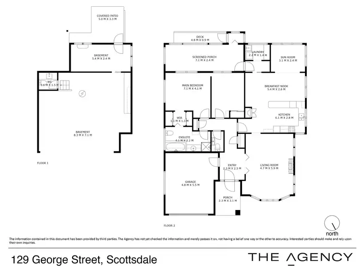 Floorplan of Homely house listing, 129 George Street, Scottsdale TAS 7260
