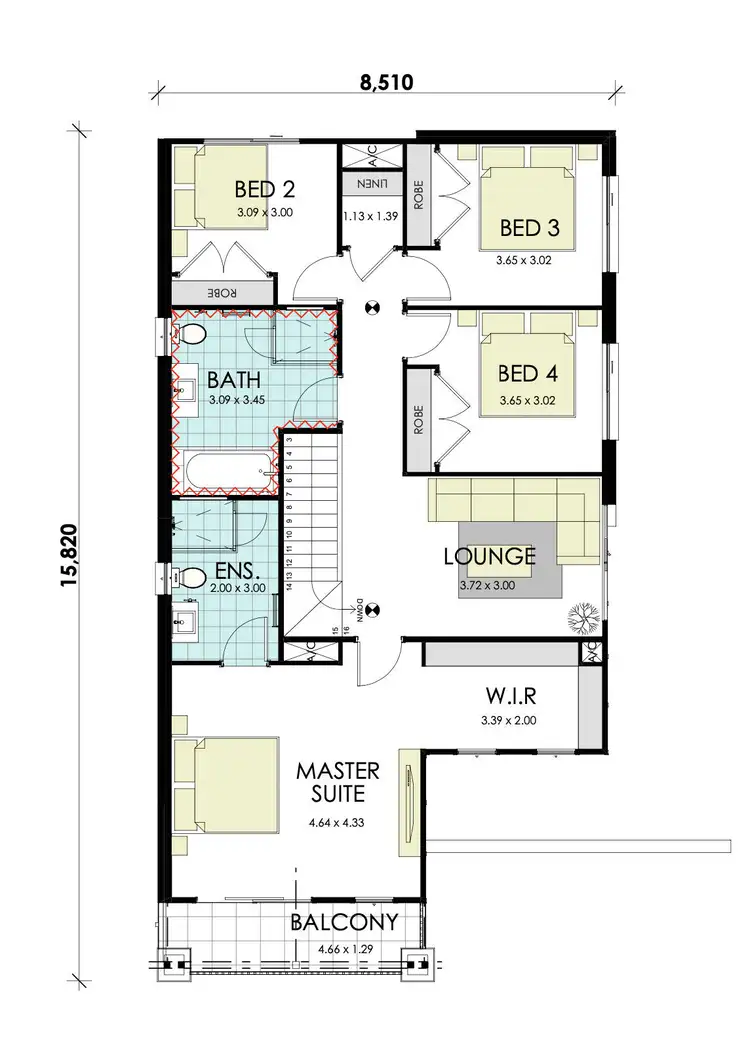 Floorplan of Homely house listing, Address available on request