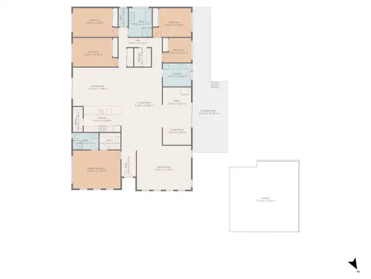 Floorplan of Homely house listing, 99 Gray Street, Emerald QLD 4720