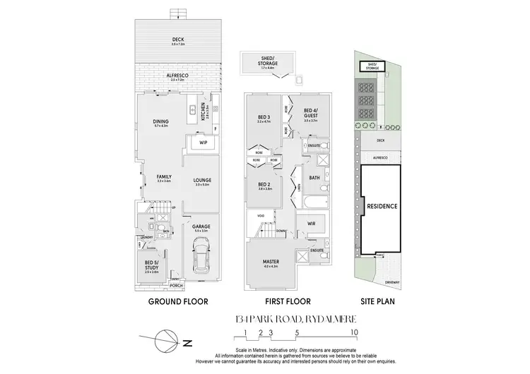 Floorplan of Homely semi-detached listing, 134 Park Road, Rydalmere NSW 2116