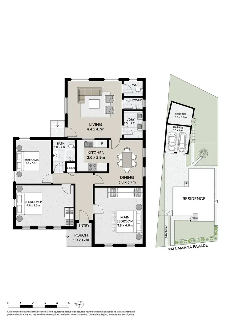 Floorplan of Homely house listing, 66 Pallamana Parade, Beverly Hills NSW 2209