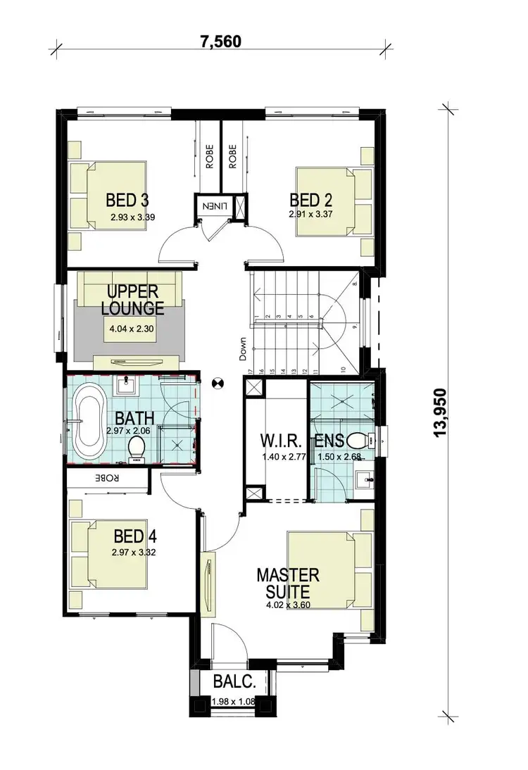 Floorplan of Homely house listing, 18 Jasper Way, Leppington NSW 2179