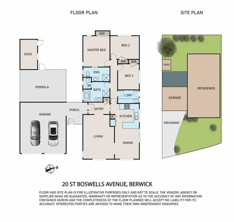 Floorplan of Homely house listing, 20 St Boswells Avenue, Berwick VIC 3806