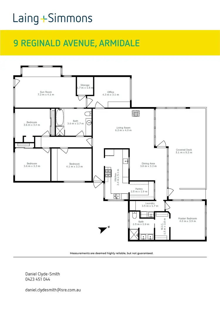 Floorplan of Homely house listing, 9 Reginald Avenue, Armidale NSW 2350