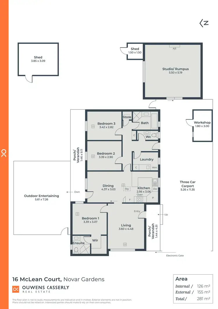 Floorplan of Homely house listing, 16 McLean Court, Novar Gardens SA 5040