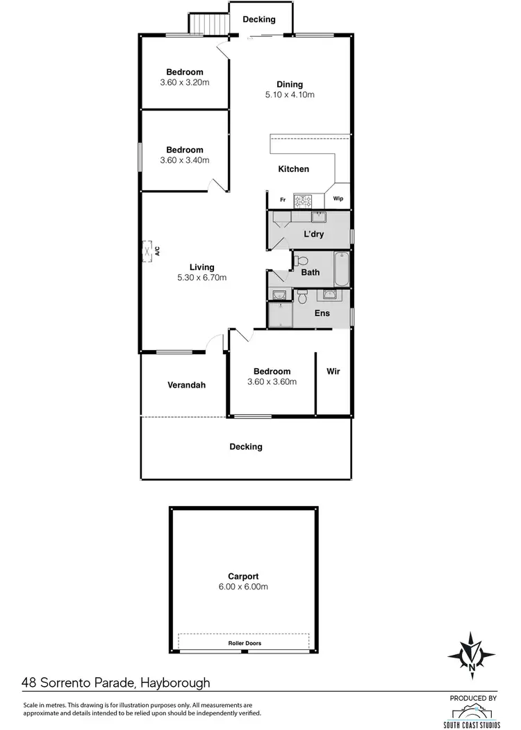 Floorplan of Homely house listing, 48 Sorrento Parade, Hayborough SA 5211