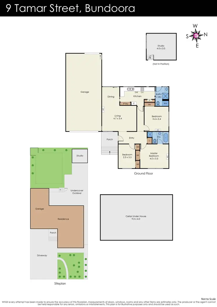 Floorplan of Homely house listing, 9 Tamar Street, Bundoora VIC 3083