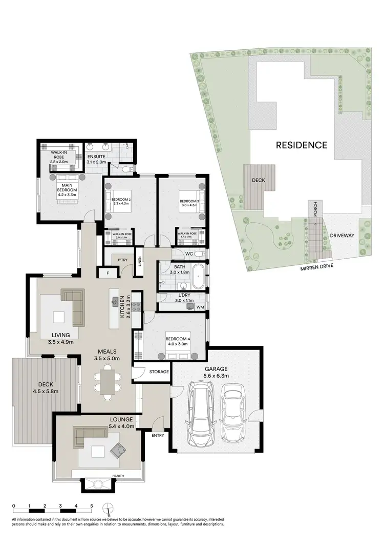 Floorplan of Homely house listing, 8 St Mirren Drive, Nerrina VIC 3350