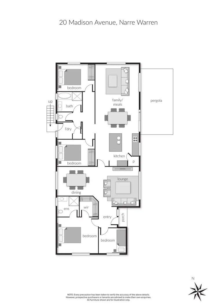 Floorplan of Homely house listing, 20 Madison Avenue, Narre Warren VIC 3805