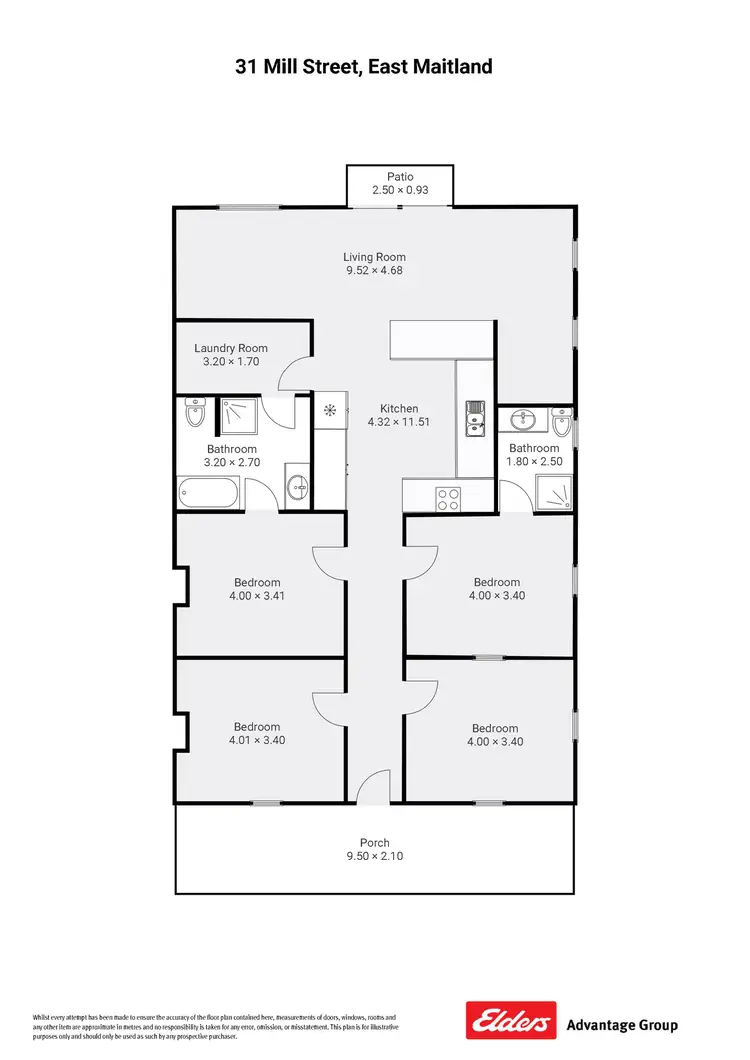 Floorplan of Homely house listing, 31 Mill Street, East Maitland NSW 2323