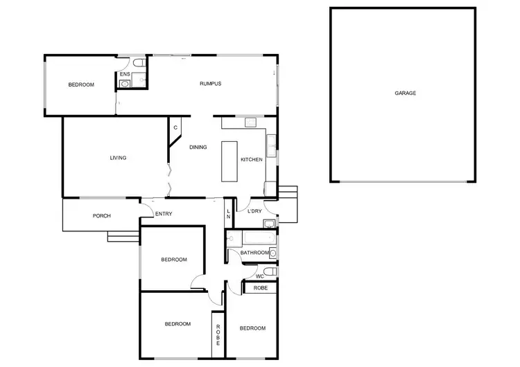Floorplan of Homely house listing, 23 Fossey Street, Holder ACT 2611