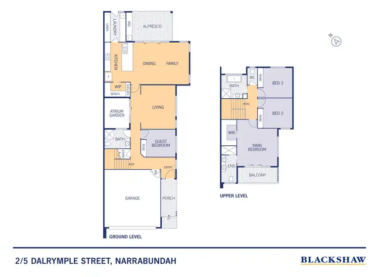 Floorplan of Homely townhouse listing, 2/5 Dalrymple Street, Narrabundah ACT 2604