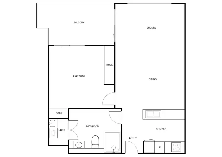 Floorplan of Homely apartment listing, 146/45 Catalano Street, Wright ACT 2611