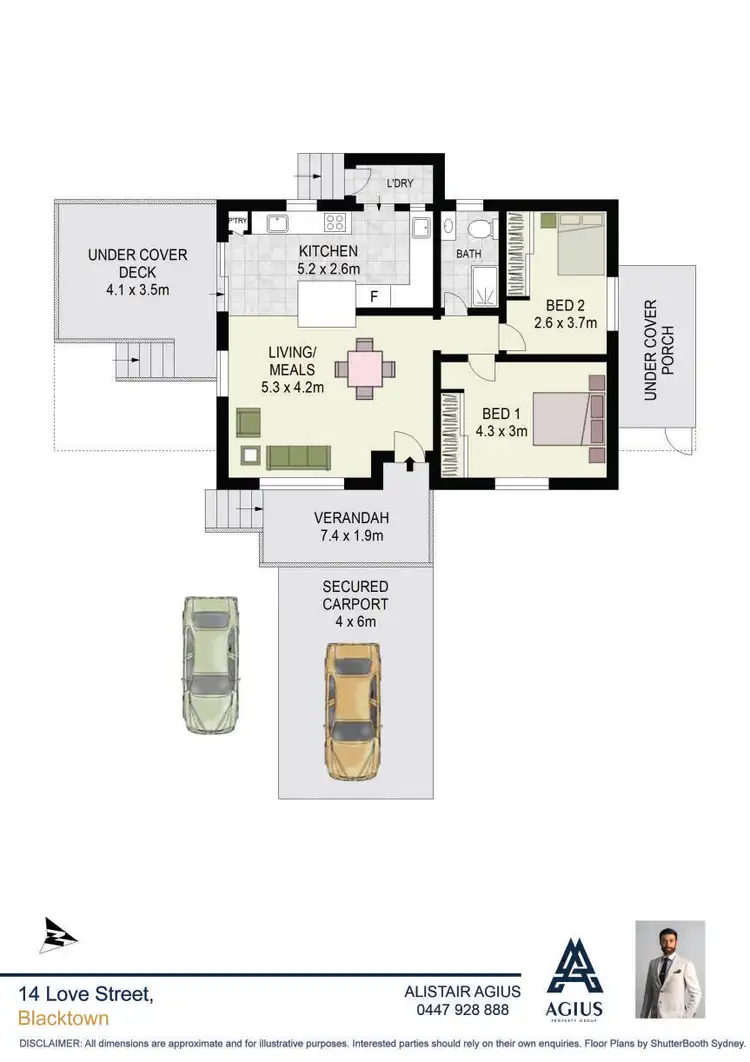 Floorplan of Homely house listing, 14 Love Street, Blacktown NSW 2148