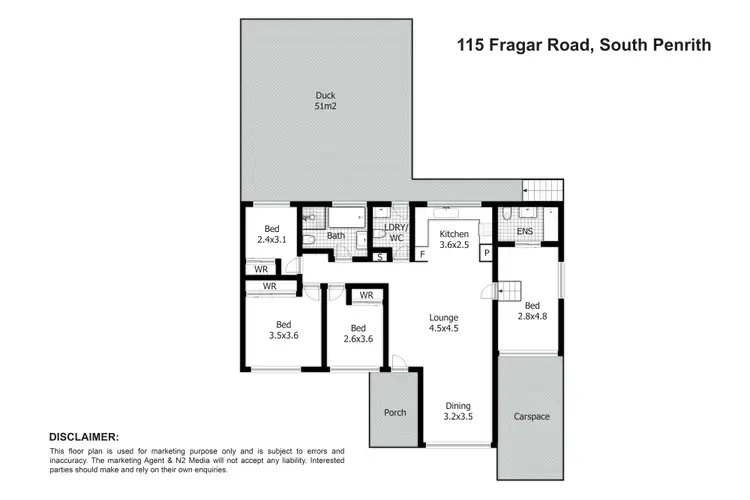 Floorplan of Homely house listing, 115 Fragar Road, South Penrith NSW 2750