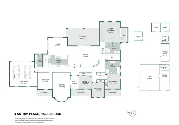 Floorplan of Homely house listing, 4 Antrim Place, Hazelbrook NSW 2779