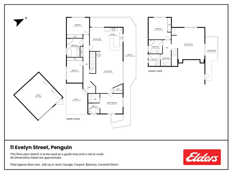 Floorplan of Homely house listing, 11 Evelyn Street, Penguin TAS 7316