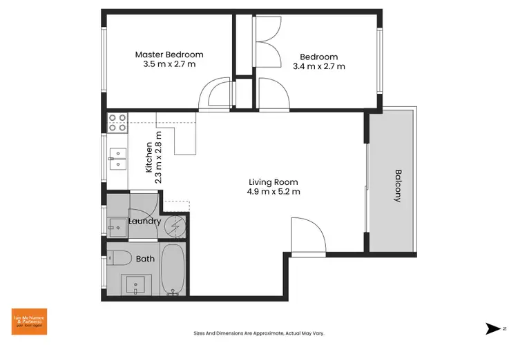 Floorplan of Homely unit listing, 24/14 King Street, Queanbeyan NSW 2620