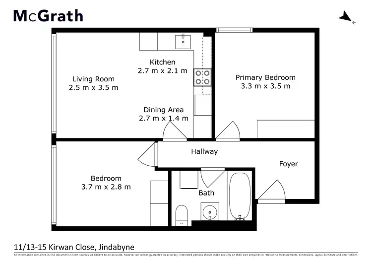 Floorplan of Homely unit listing, 11/13-15 Kirwan Close, Jindabyne NSW 2627