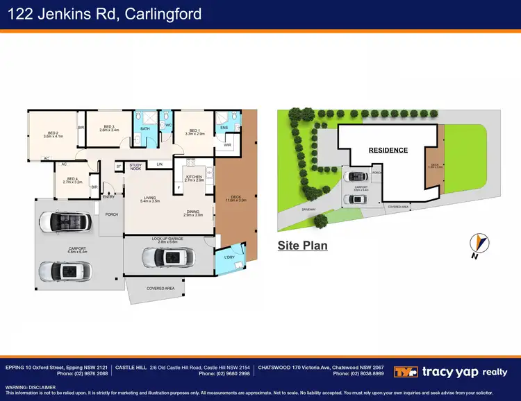 Floorplan of Homely house listing, 122 Jenkins Road, Carlingford NSW 2118