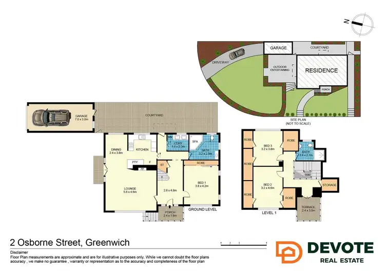 Floorplan of Homely house listing, 2 Osborne Road, Greenwich NSW 2065