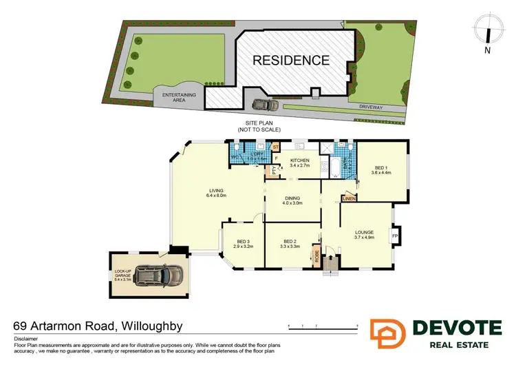 Floorplan of Homely house listing, 69 Artarmon Road, Willoughby NSW 2068