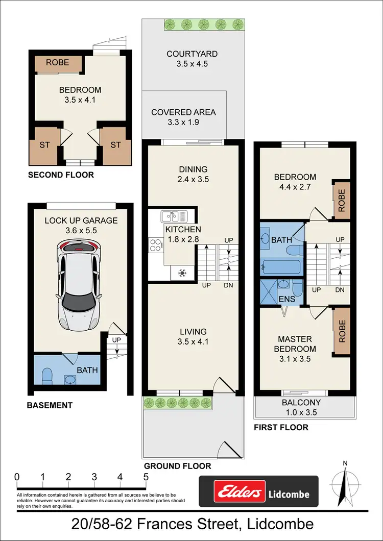 Floorplan of Homely townhouse listing, 20/58-64 Frances Street, Lidcombe NSW 2141