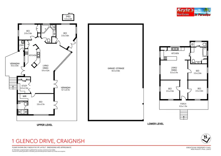 Floorplan of Homely house listing, 1 Glenco Drive, Craignish QLD 4655