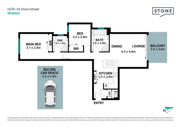 Floorplan of Homely apartment listing, 13/15-23 Orara Street, Waitara NSW 2077