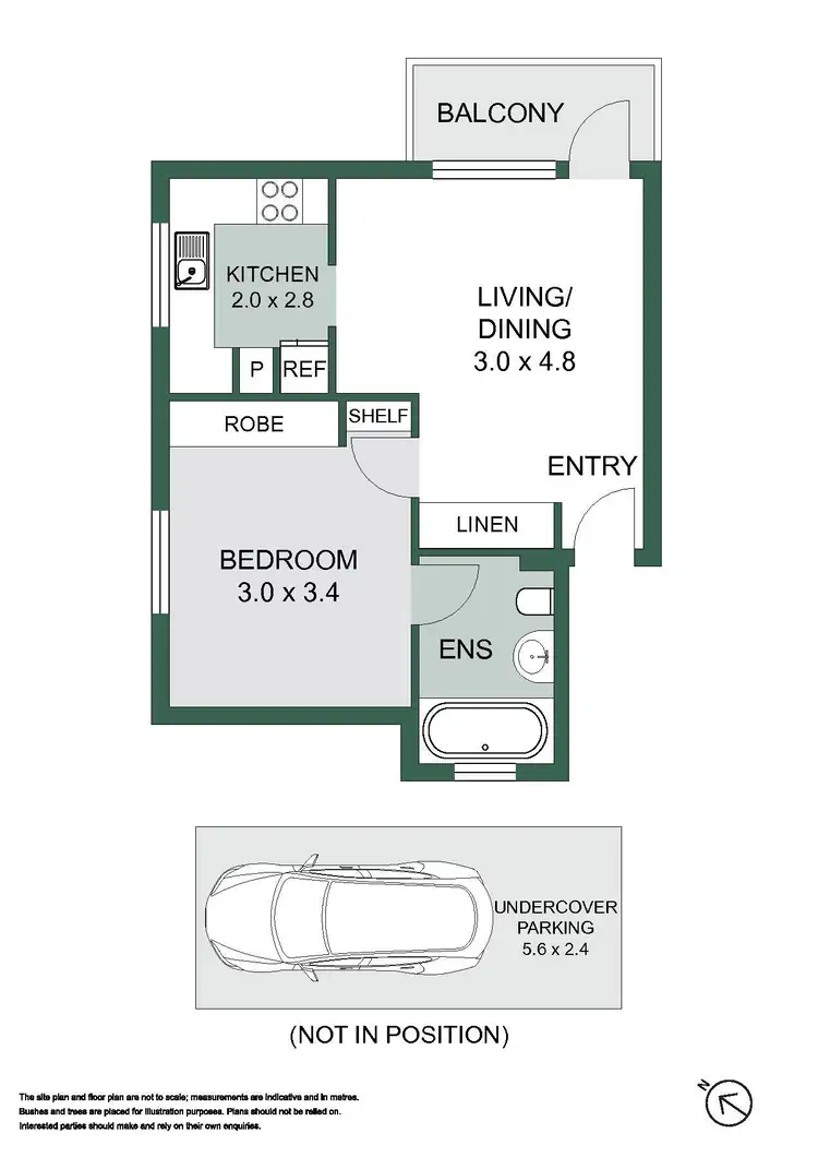 Floorplan of Homely apartment listing, 13/6 Trafalgar Street, Crows Nest NSW 2065