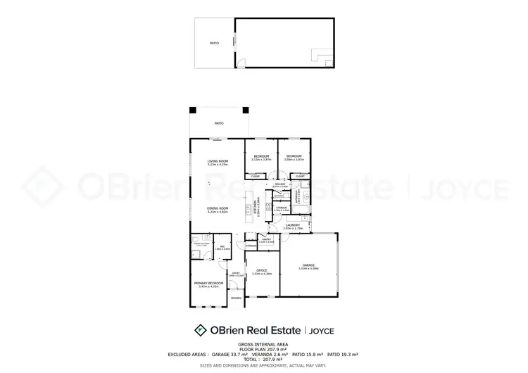 Floorplan of Homely house listing, 10 Currawong Drive, Wangaratta VIC 3677