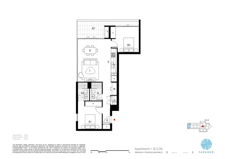 Floorplan of Homely apartment listing, 209/1 Link Road, Zetland NSW 2017