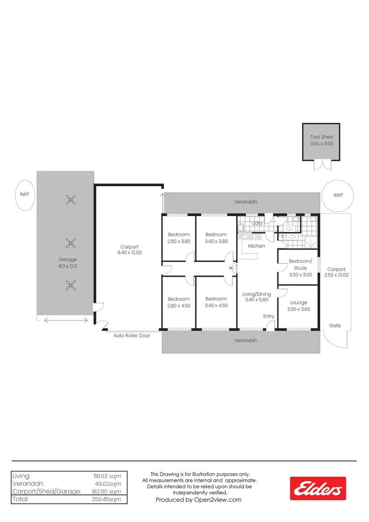 Floorplan of Homely house listing, 16 John Street, Port Wakefield SA 5550