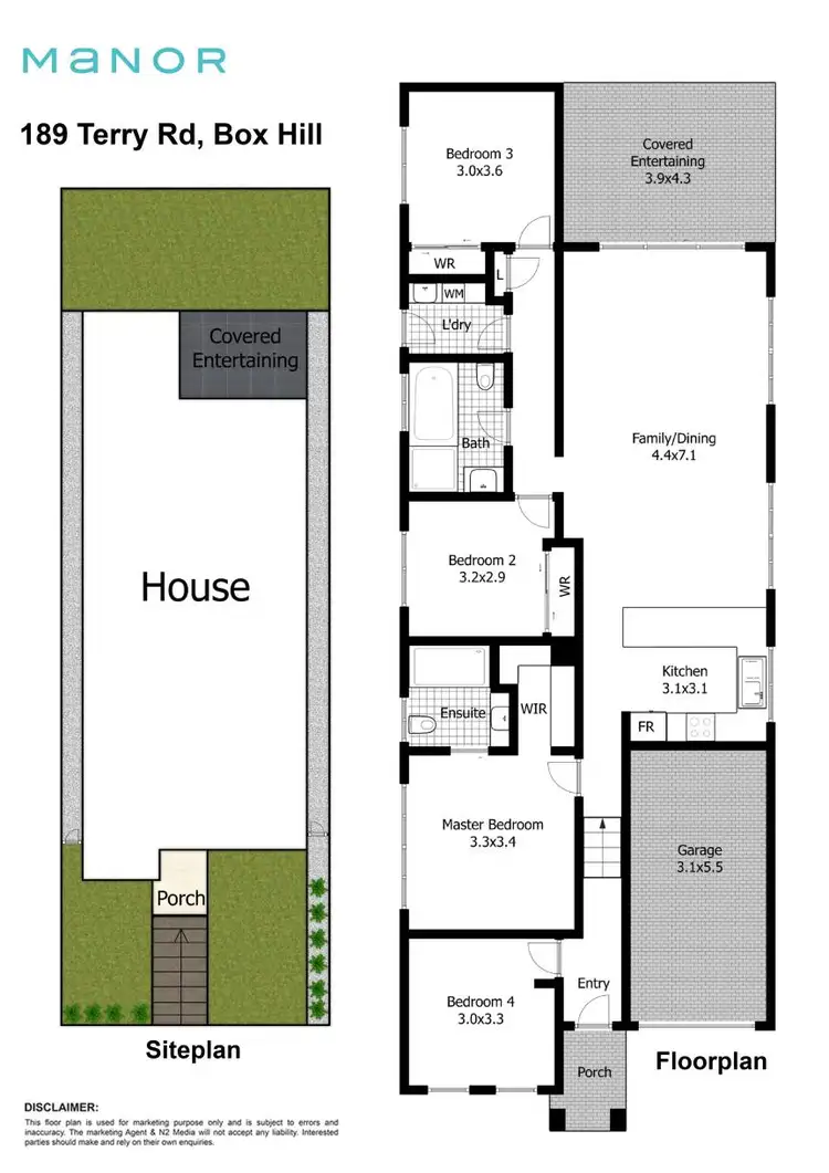 Floorplan of Homely house listing, 189 Terry Road, Box Hill NSW 2765