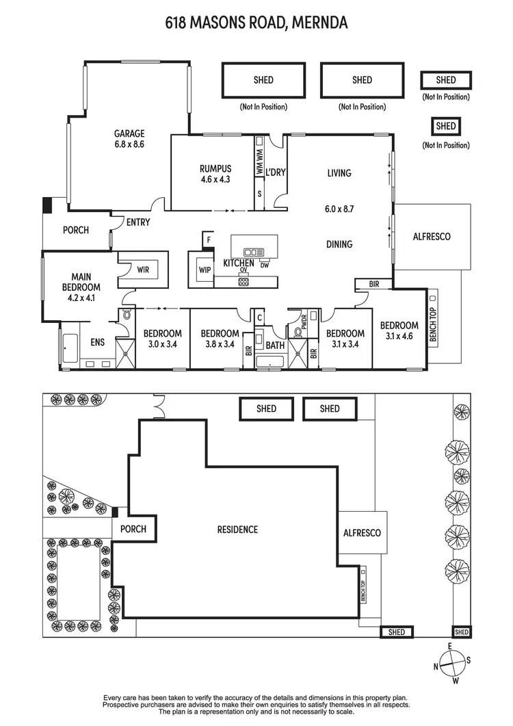 Floorplan of Homely house listing, 618 Masons Road, Mernda VIC 3754
