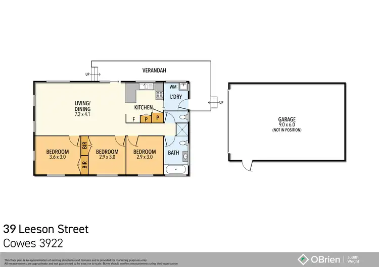 Floorplan of Homely house listing, 39 Leeson Street, Cowes VIC 3922
